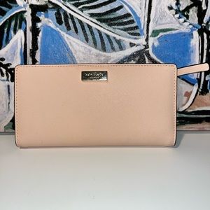 Kate Spade - Light Pink Large Folding Wallet